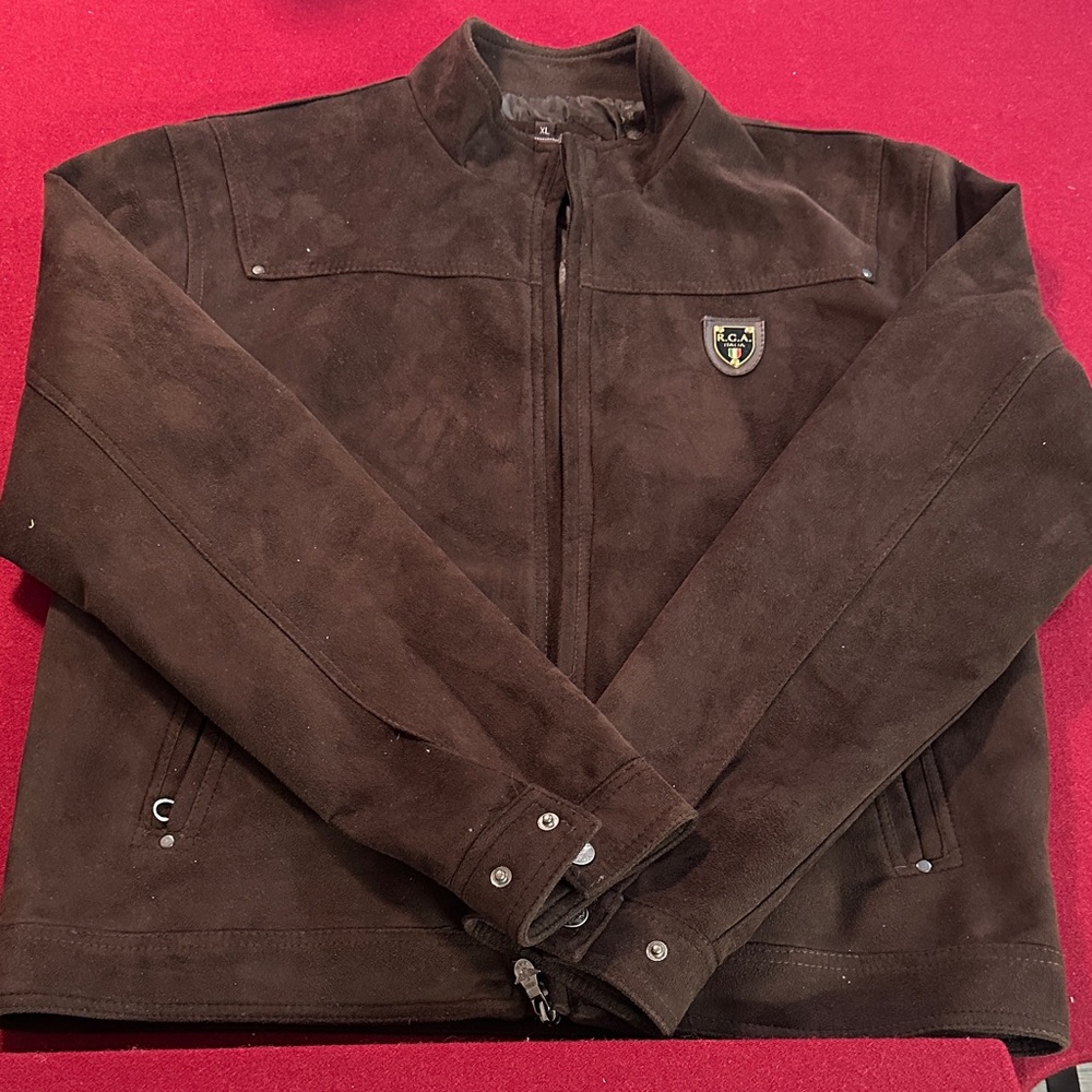 Men's Brown Suede Jacket